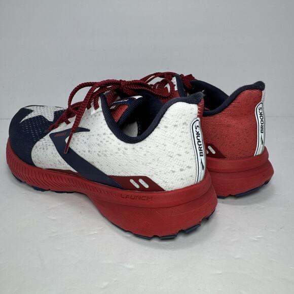 Brooks Launch 8 Shoes Texas Star Flag USA Running Patriotic 1203451B621 Womens 9 - Picture 5 of 13